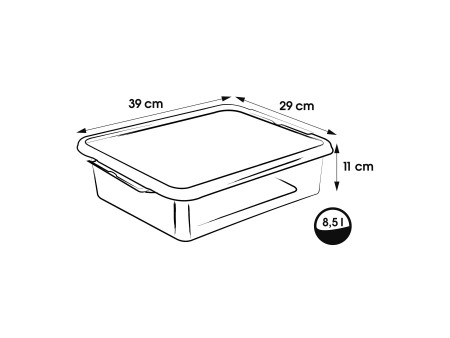 keeeper Boîte de rangement/Clipbox Lara, 8,5 litres