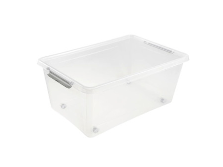 keeeper Boîte de rangement à clips Lars, à roulettes, 40 L