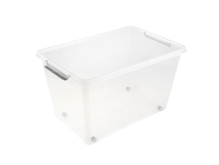 keeeper Boîte de rangement à clips Lars, à roulettes, 60 L