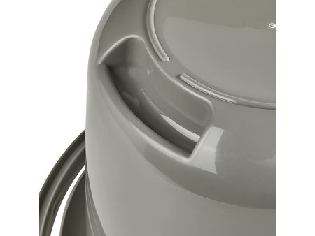 keeeper Seau 'mika eco', rond, 5 litres, gris