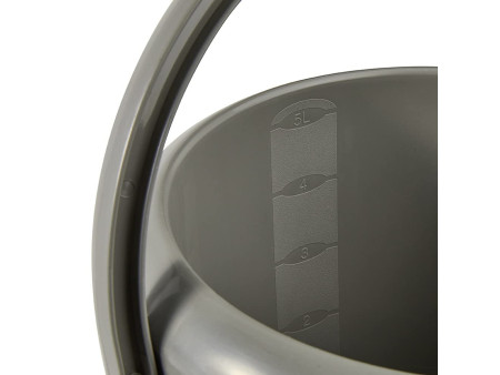 keeeper Seau 'mika eco', rond, 5 litres, gris