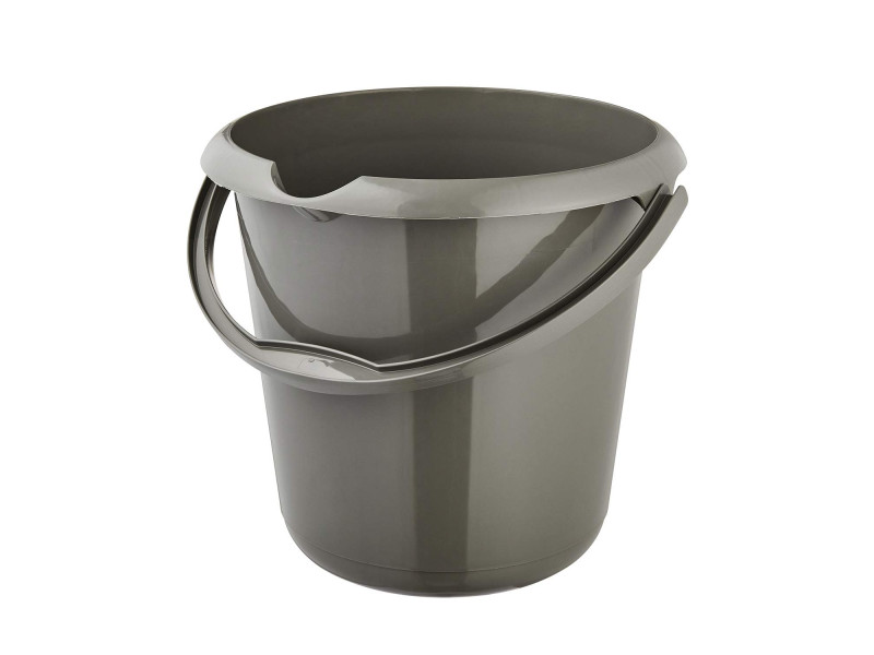 keeeper Seau 'mika eco', rond, 10 litres, gris