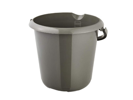 keeeper Seau 'mika eco', rond, 10 litres, gris
