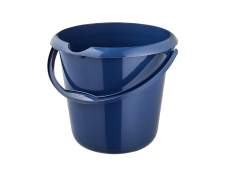 keeeper Seau 'mika eco', rond, 10 litres, bleu