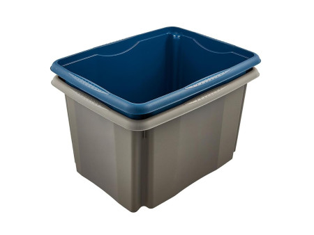 keeeper Boîte de rangement 'emil eco', 30 litres, gris