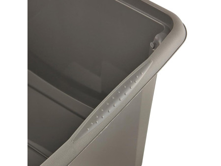 keeeper Boîte de rangement 'emil eco', 30 litres, gris