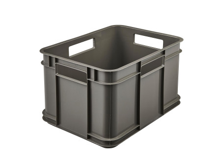 keeeper Caisse de rangement Euro-Box M 'bruno eco', gris