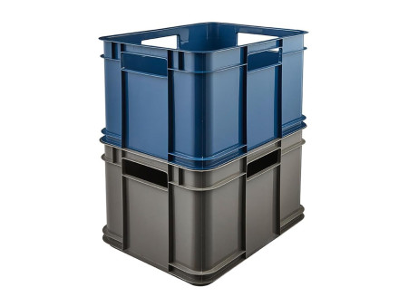 keeeper Caisse de rangement Euro-Box M 'bruno eco', gris