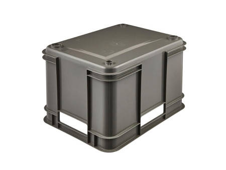 keeeper Caisse de rangement Euro-Box M 'bruno eco', gris