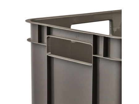keeeper Caisse de rangement Euro-Box M 'bruno eco', gris