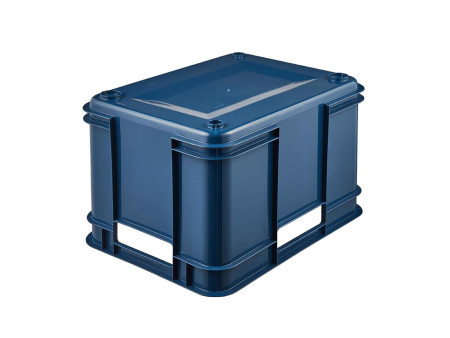 keeeper Caisse de rangement Euro-Box M 'bruno eco', bleu