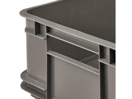 keeeper Caisse de rangement Euro-Box L 'bruno eco', gris