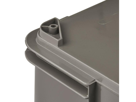 keeeper Caisse de rangement Euro-Box L 'bruno eco', gris