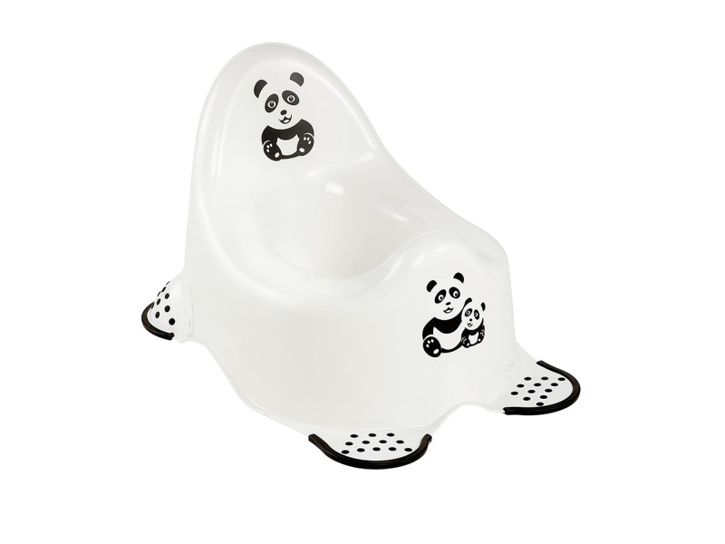 keeeper kids Pot pour bébé 'adam panda', blanc avec motif