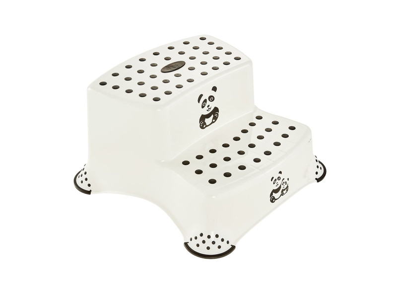 keeeper kids Marchepied 'igor panda', 2 marches, blanc