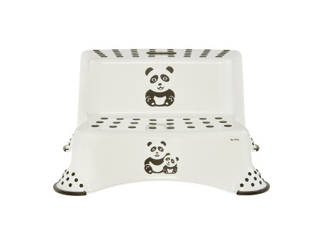 keeeper kids Marchepied 'igor panda', 2 marches, blanc