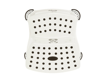 keeeper kids Marchepied 'igor panda', 2 marches, blanc