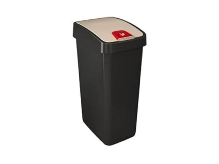 keeeper Poubelle 'magne', 45 litres, anthracite / blanc