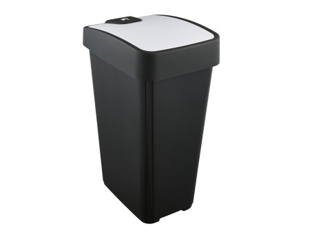 keeeper Poubelle 'magne', 45 litres, anthracite / blanc