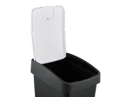 keeeper Poubelle 'magne', 45 litres, anthracite / blanc