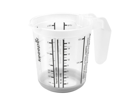 keeeper Broc gradué 'massimo', 0,5 litre blanc/nordic-grey