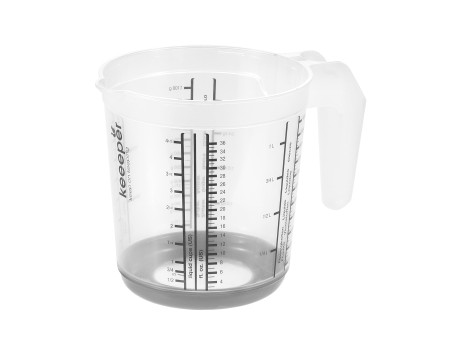 keeeper Broc gradué 'massimo', 1,0 litre blanc/nordic-grey