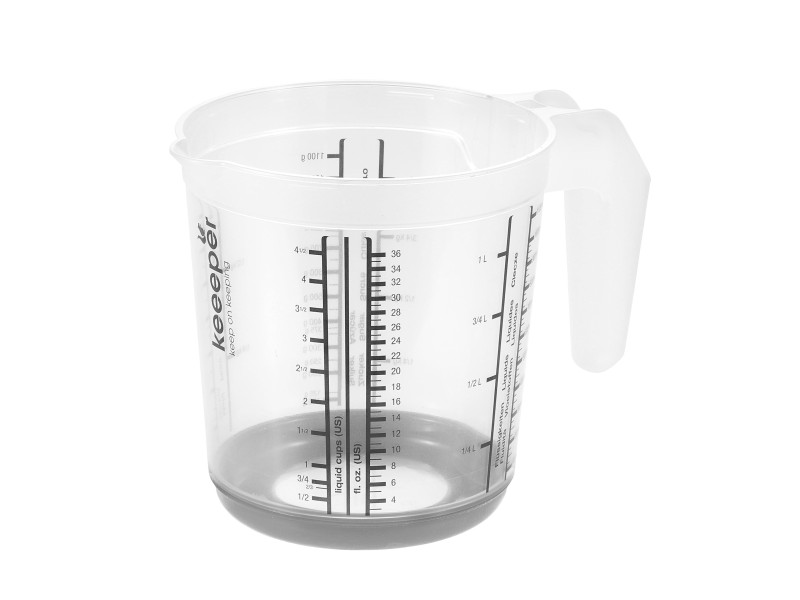 keeeper Broc gradué 'massimo', 1,0 litre blanc/nordic-grey