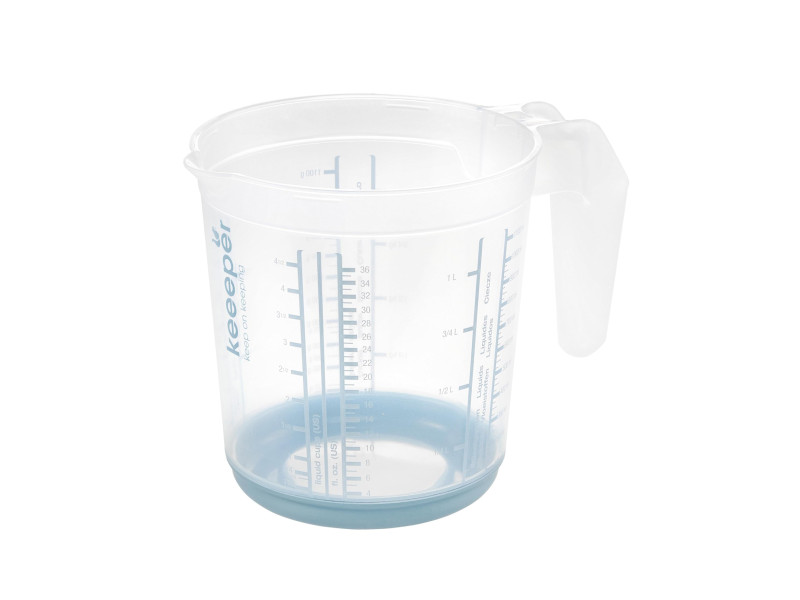 keeeper Broc gradué 'massimo', 1,0 litre blanc/nordic-blue