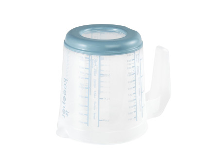 keeeper Broc gradué 'massimo', 1,0 litre blanc/nordic-blue