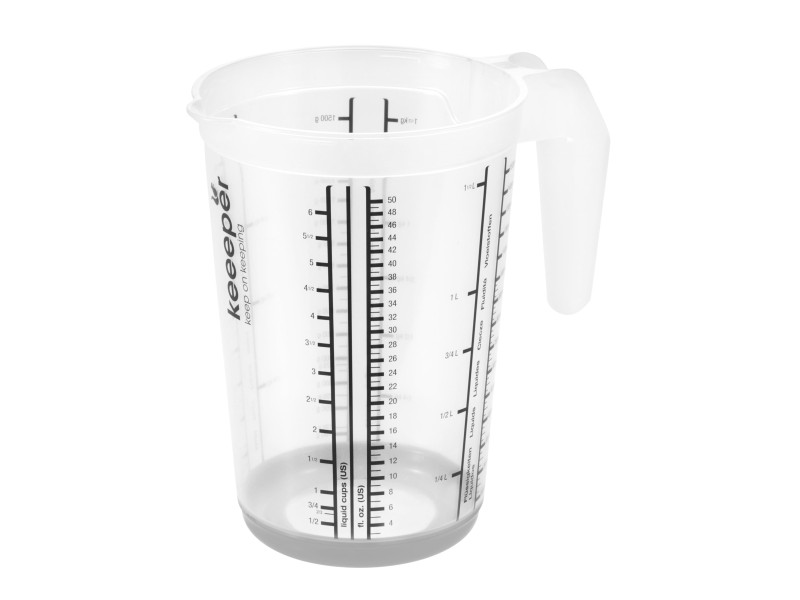 keeeper Broc gradué 'massimo', 1,5 litre blanc/nordic-grey