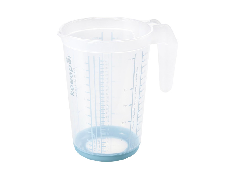 keeeper Broc gradué 'massimo', 1,5 litre blanc/nordic-blue