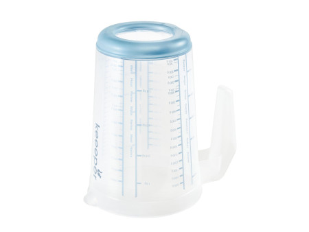 keeeper Broc gradué 'massimo', 1,5 litre blanc/nordic-blue