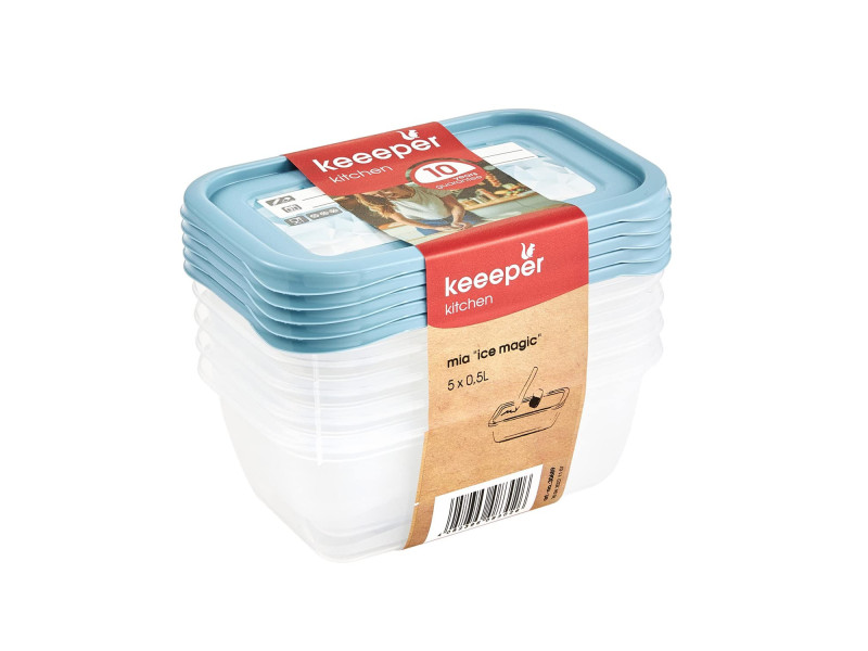 keeeper Set de boîtes de congélation Mia 'Magic Ice', 5x