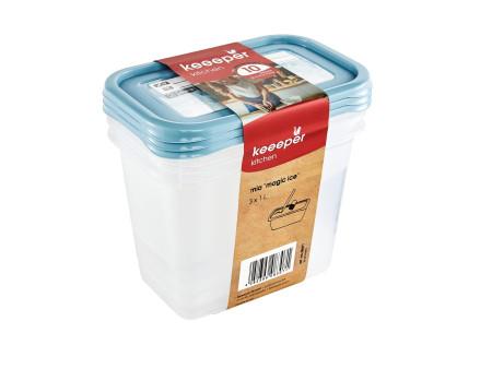 keeeper Set de boîtes de congélation Mia 'Magic Ice', 3x