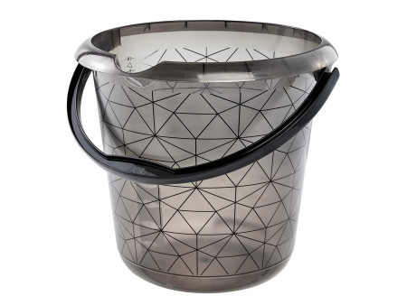 keeeper Seau déco ilvie 'polygon', rond, 10 litres