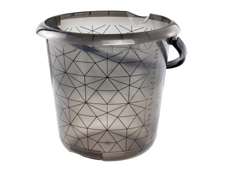 keeeper Seau déco ilvie 'polygon', rond, 10 litres