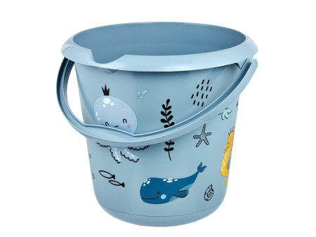 keeeper Seau déco ilvie 'Sealife', rond, 10 litres