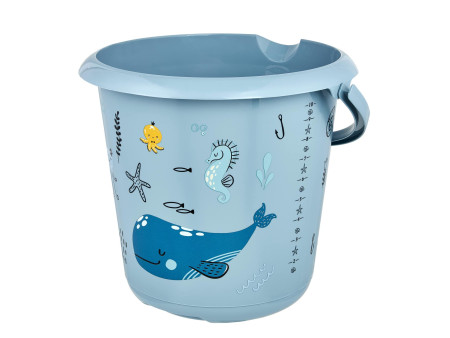 keeeper Seau déco ilvie 'Sealife', rond, 10 litres