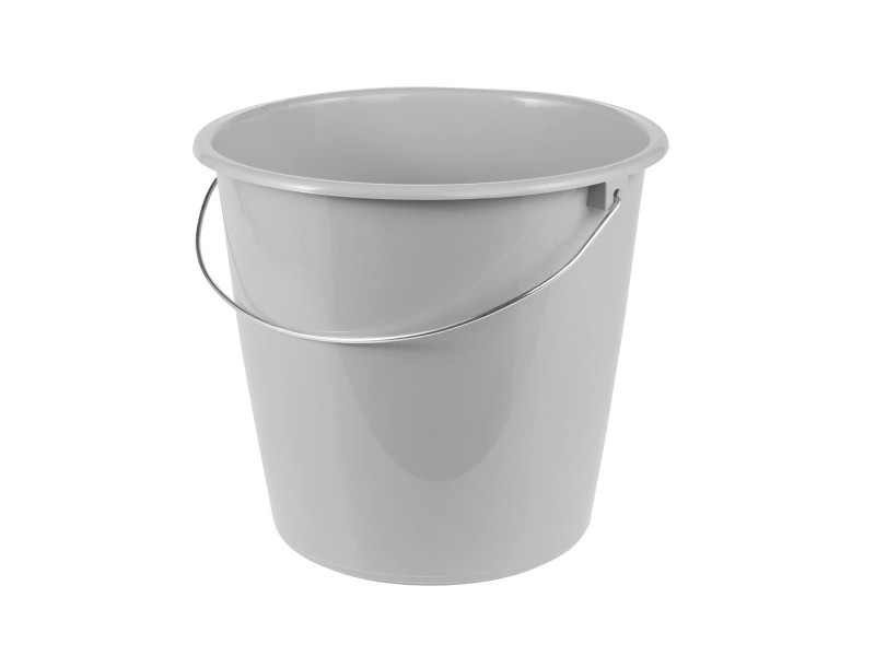 keeeper Seau de ménage 'erik', rond, 10 litres, nordic-grey