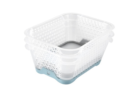 keeeper Corbeille de rangement 'jonas', A7, PP, nordic-blue
