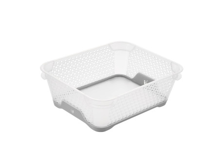 keeeper Corbeille de rangement 'jonas', A6, PP, nordic-grey
