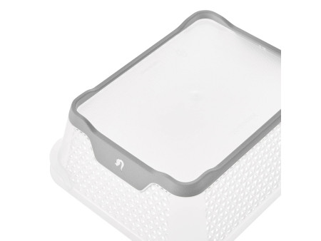 keeeper Corbeille de rangement 'jonas', A6, PP, nordic-grey