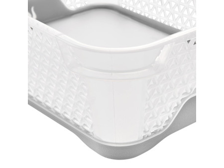 keeeper Corbeille de rangement 'jonas', A6, PP, nordic-grey