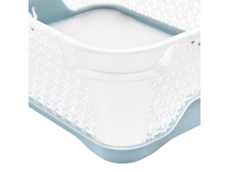keeeper Corbeille de rangement 'jonas', A6, PP, nordic-blue