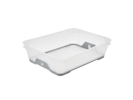 keeeper Corbeille de rangement 'jonas', A5, PP, nordic-grey