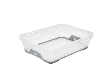 keeeper Corbeille de rangement 'jonas', A5, PP, nordic-grey