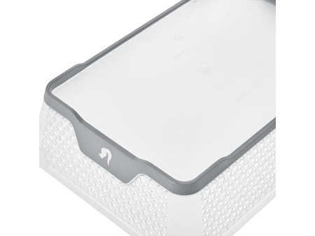 keeeper Corbeille de rangement 'jonas', A5, PP, nordic-grey