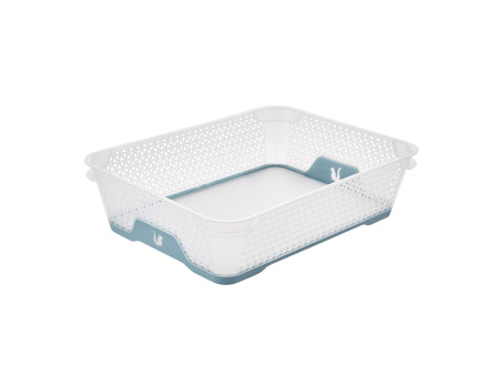keeeper Corbeille de rangement 'jonas', A5, PP, nordic-blue