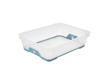 keeeper Corbeille de rangement 'jonas', A5, PP, nordic-blue