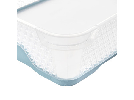 keeeper Corbeille de rangement 'jonas', A5, PP, nordic-blue